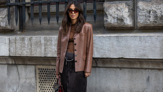 Fashion Icons Who Rocked Women's Leather Blazers Through History