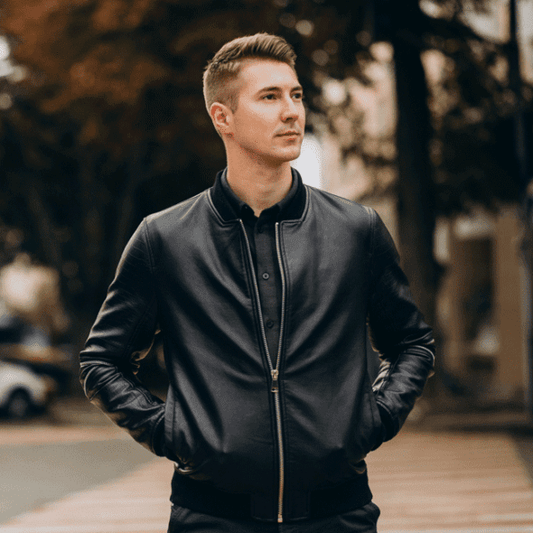 The Versatility of Bomber Leather Jackets: Dressing Up and Dressing Down