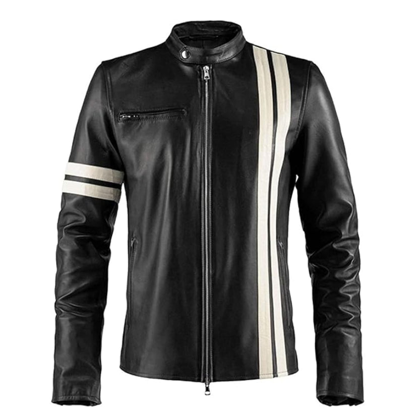 Black Biker Leather Jacket
