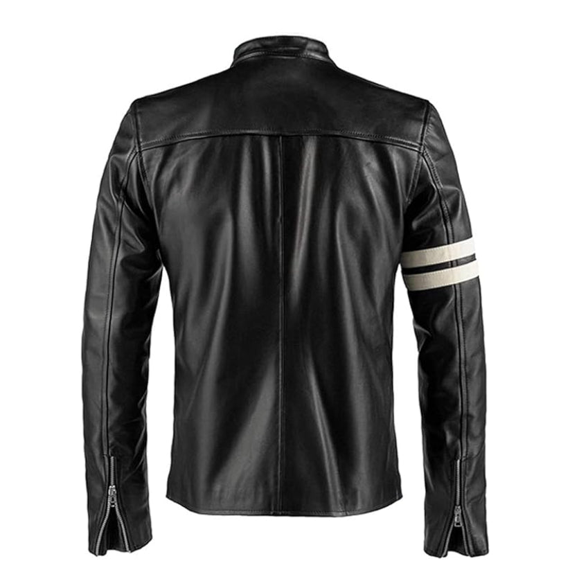 Black Biker Leather Jacket
