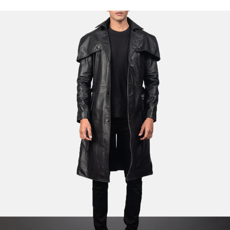 Black Leather Duster
