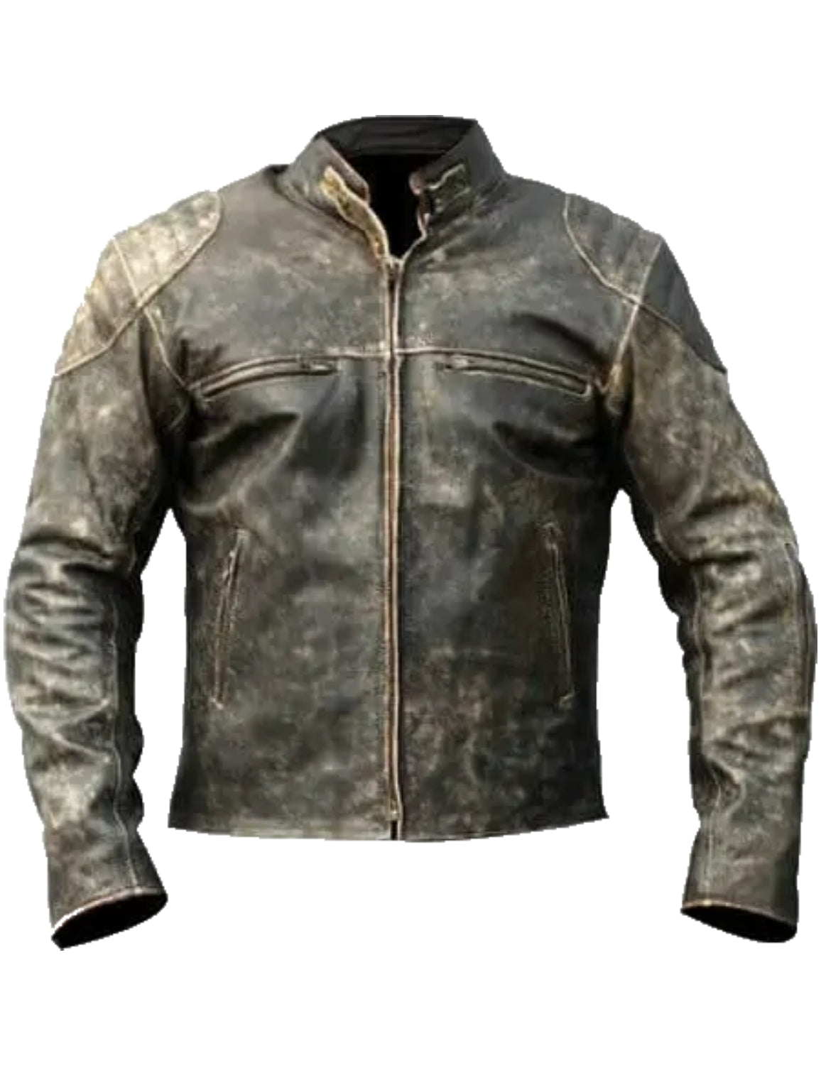 Black Motorcycle Leather Jacket