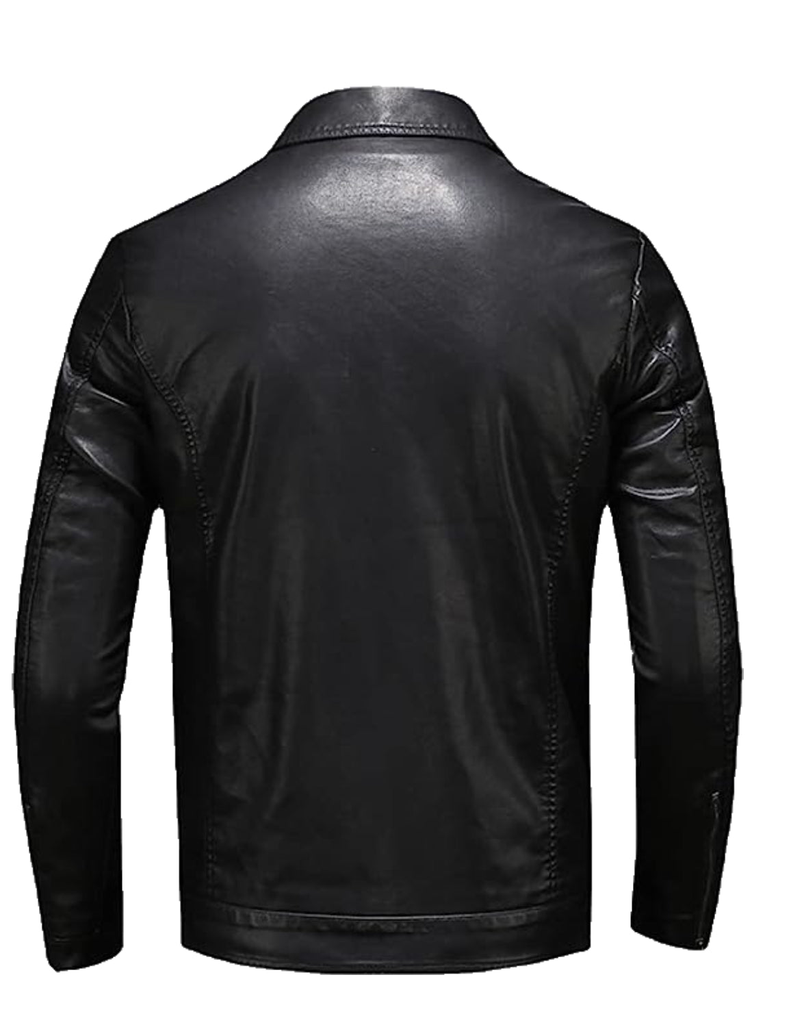 Black Motorcycle Leather Jacket