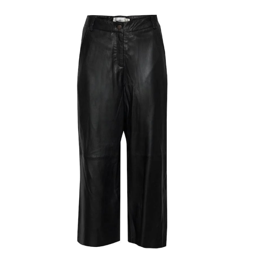 Black Women Leather Pants