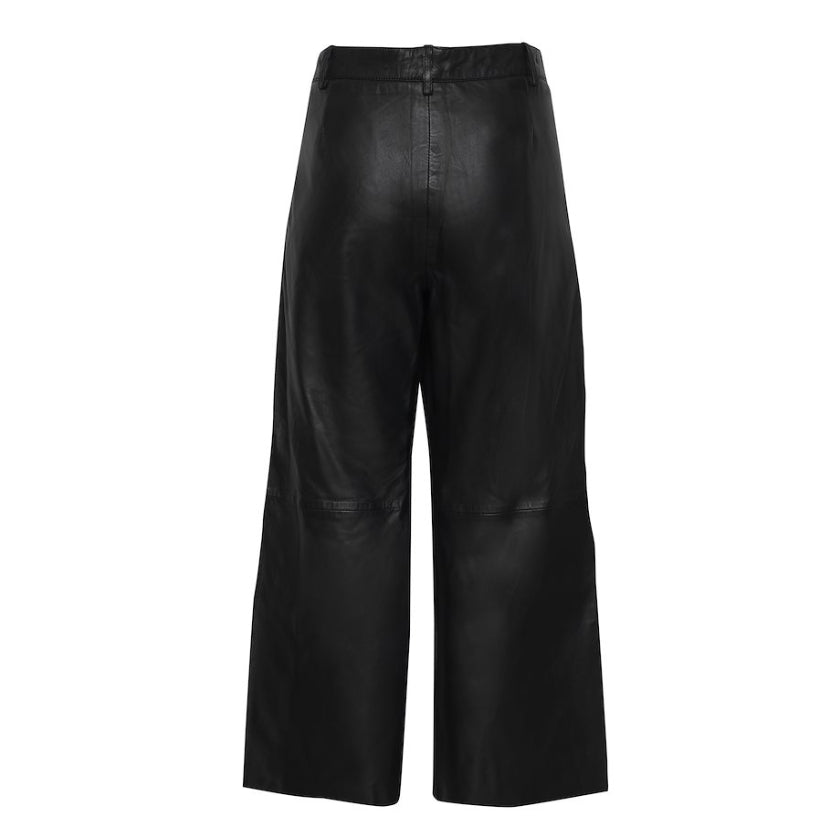 Black Women Leather Pants