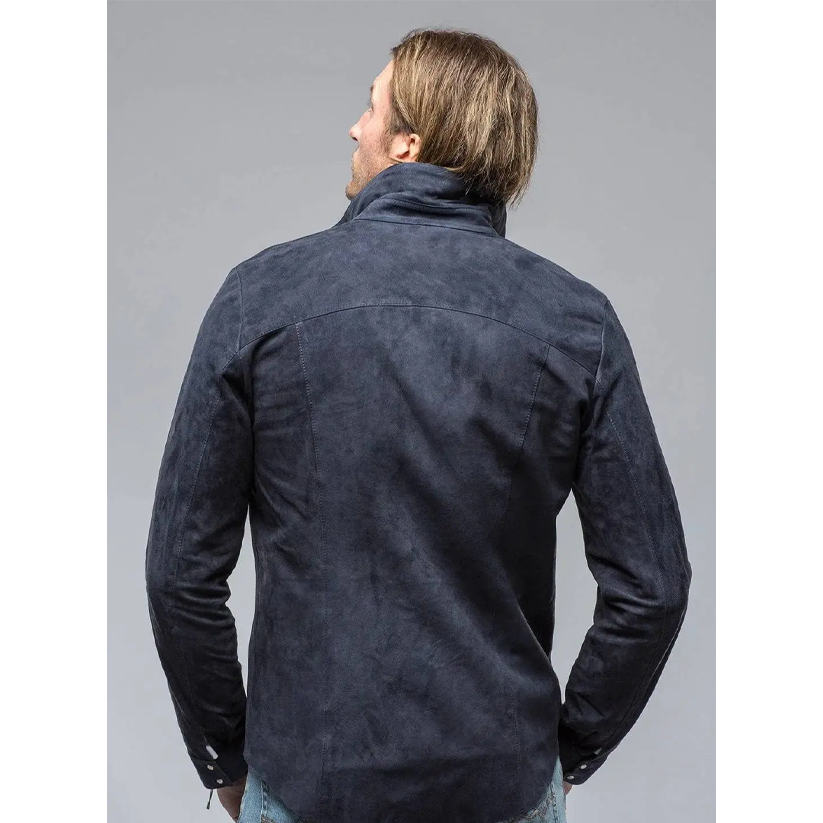 Blue Suede Shirt
