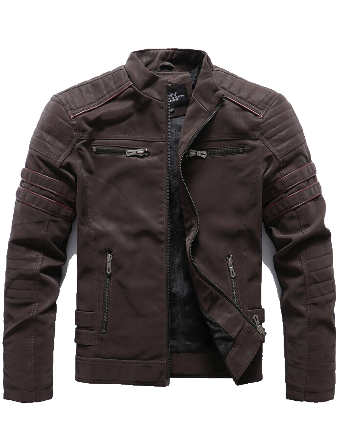Brown Motorcycle Leather Jacket