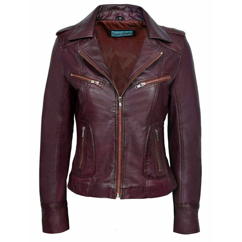 Celebrity Women's Lambskin Leather Jacket