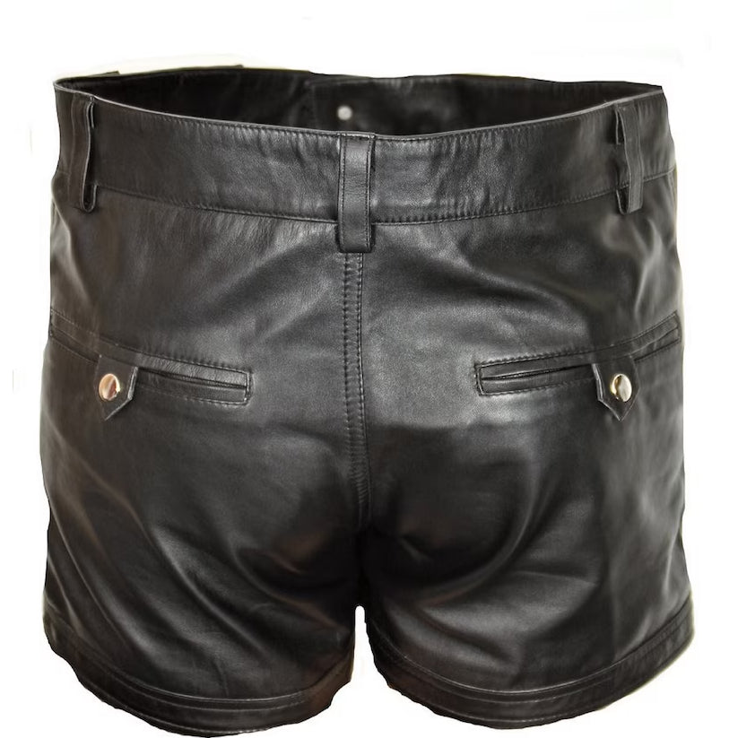 Genuine Leather Shorts Real Sheep Skin