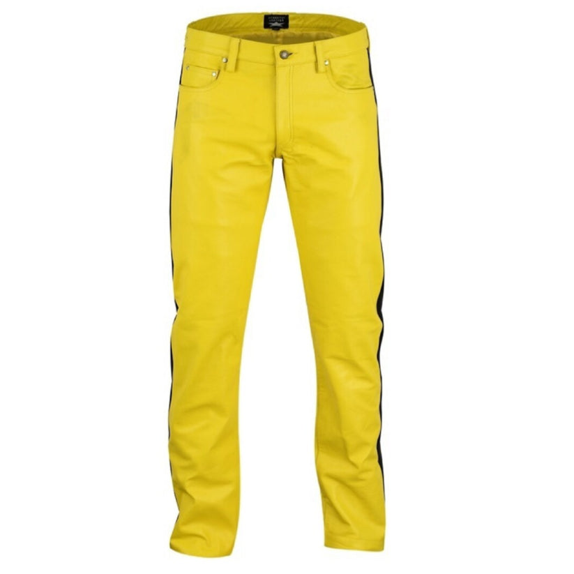 Genuine Sheep Biker Leather Pants