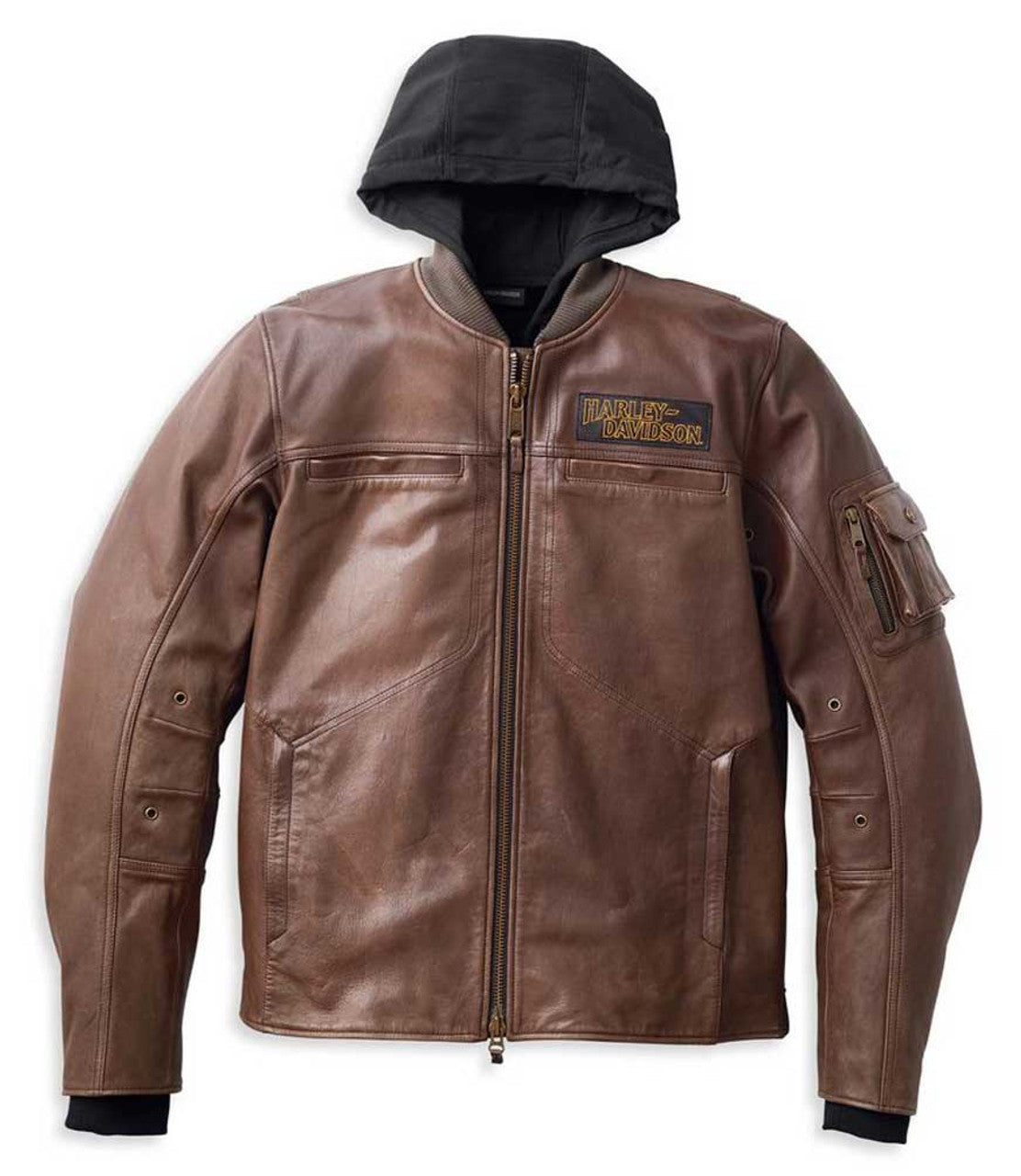Harley-Davidson Men’s Leather Jacket Brown