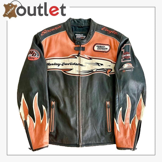 2 HD jackets 1 Black Leather pant and 1 hd leather Vest