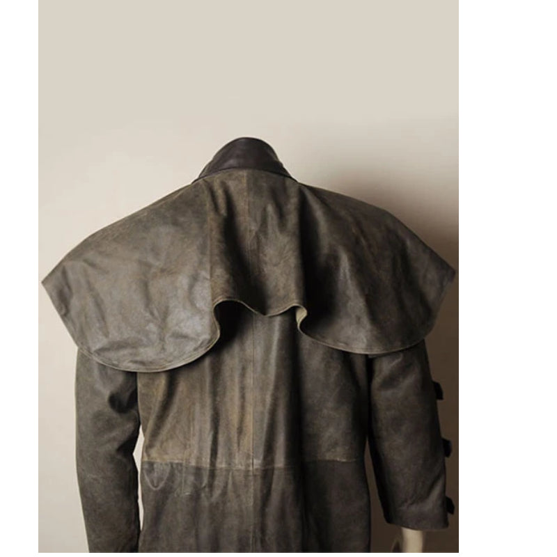 LEATHER DUSTER COAT