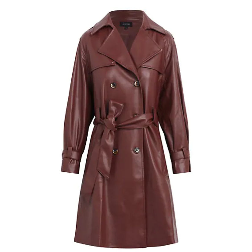 Leather Trench Coat