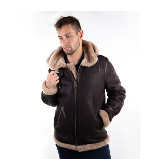 MENS SHEEPSKIN BOMBER COAT