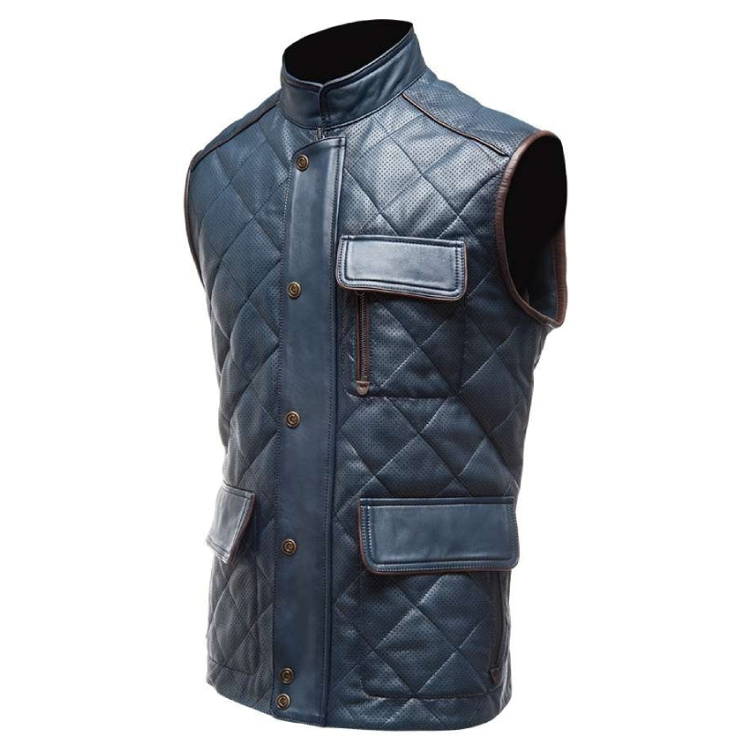 Men Leather Vest