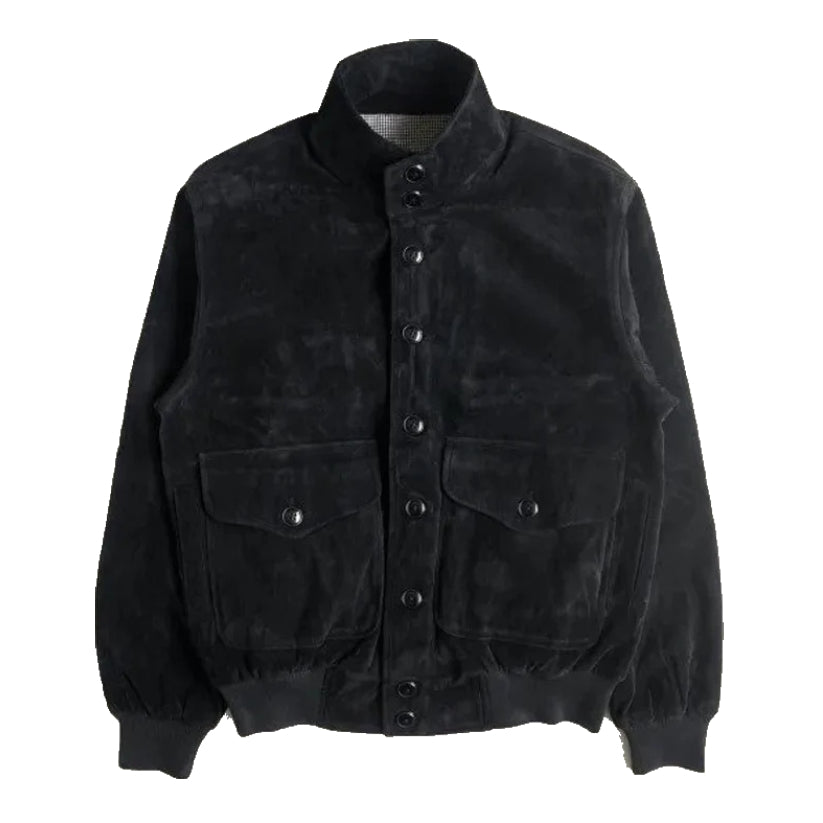 Men Real Genuine Soft Suede Leather