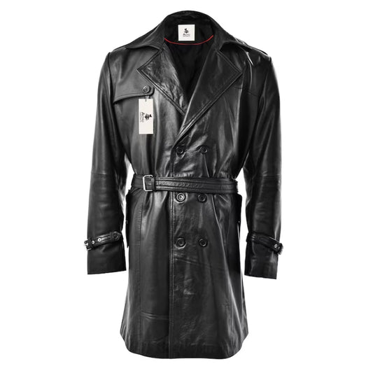 Men's Original Leather Trench Coat