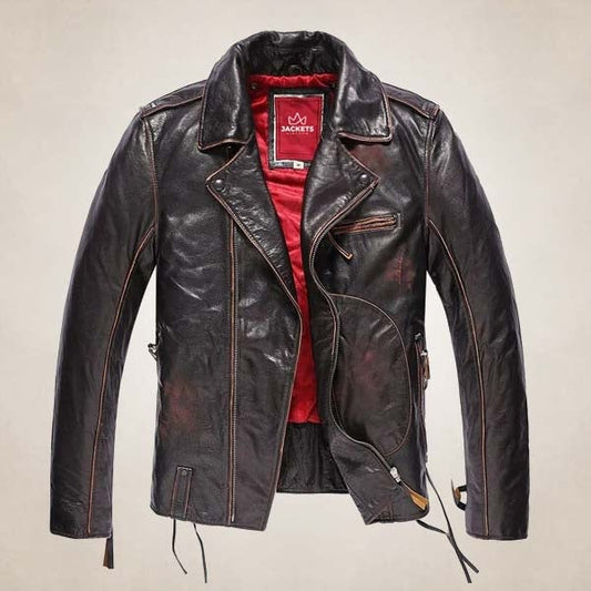 Men’s Pilot Biker Leather Jacket