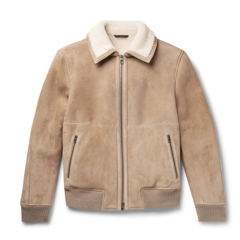 Men’s Shearling Bomber Jacket