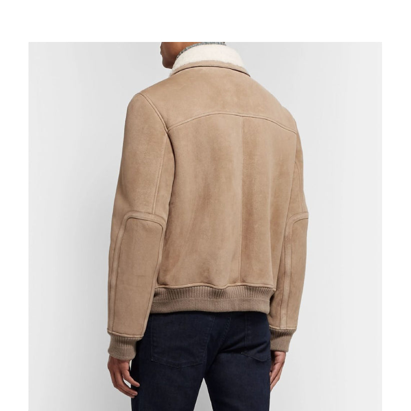 Men’s Shearling Bomber Jacket