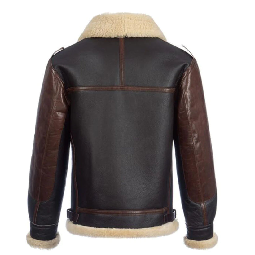 Men's Shearling Bomber Jacket B3 Jacket