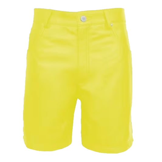 Men's Shorts Hand Made Sheep Skin Leather Shorts