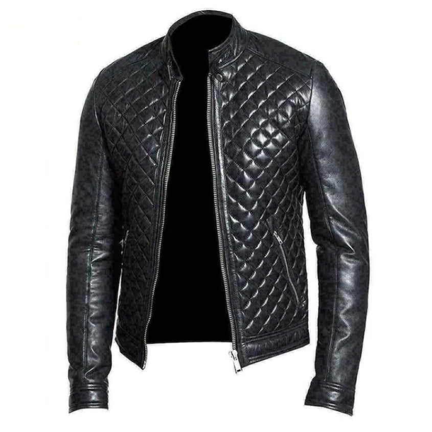 Men's Vintage Real Biker Leather Jacket
