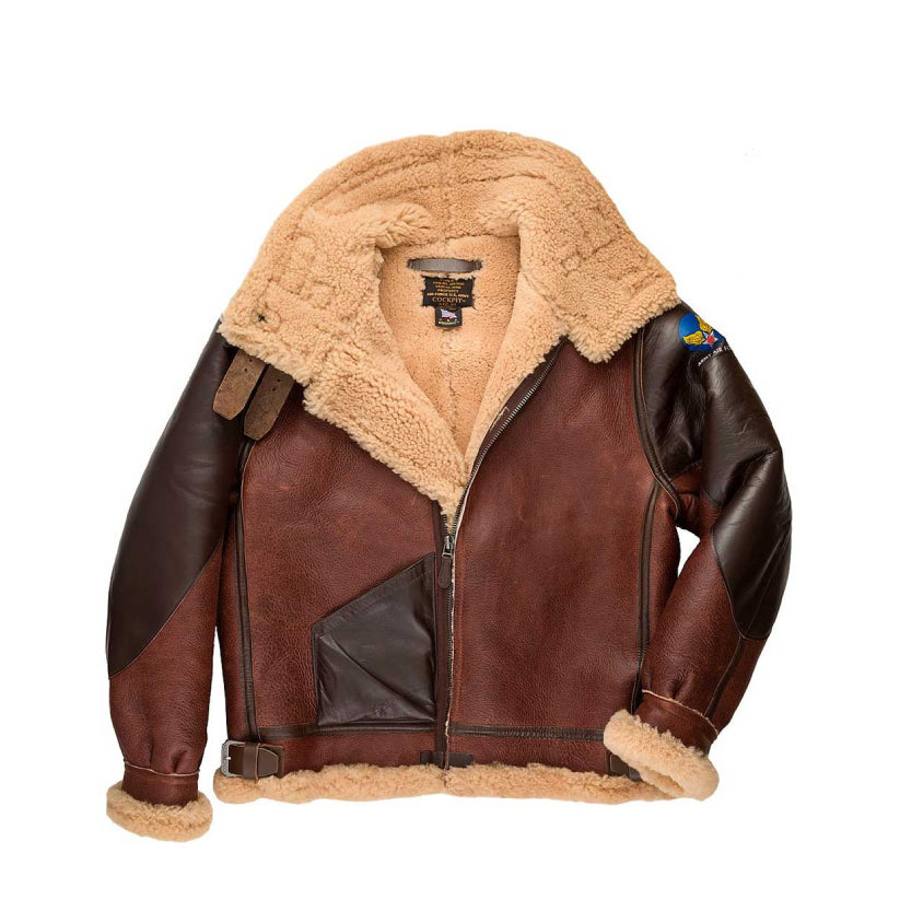 Mens B-3 Sheepskin Bomber Jacket