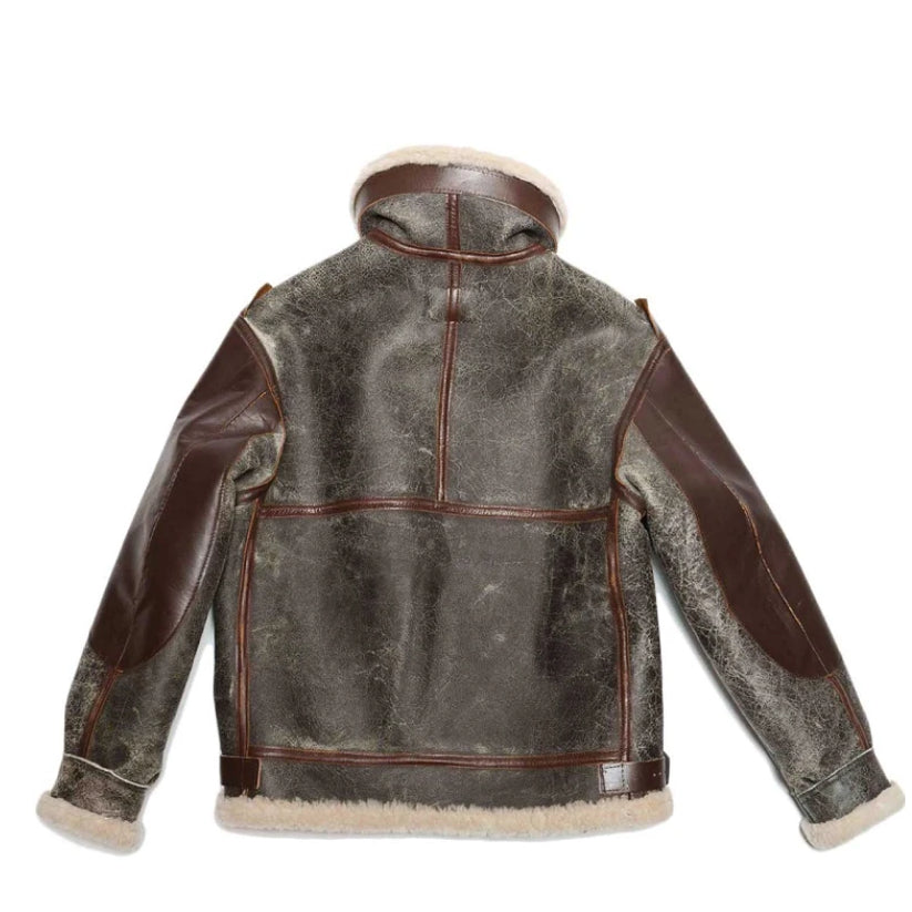 Mens B-3 Sheepskin Bomber Jacket