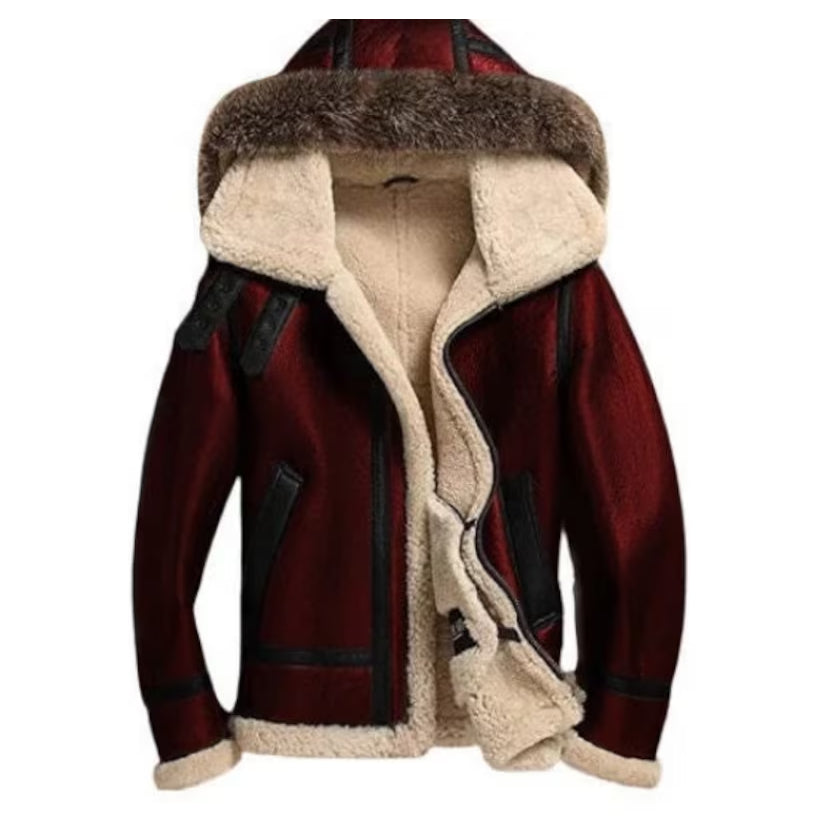 Mens B3 Bomber Fur Coat