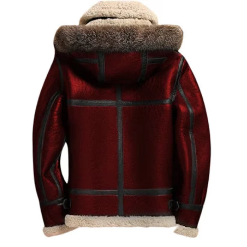 Mens B3 Bomber Fur Coat