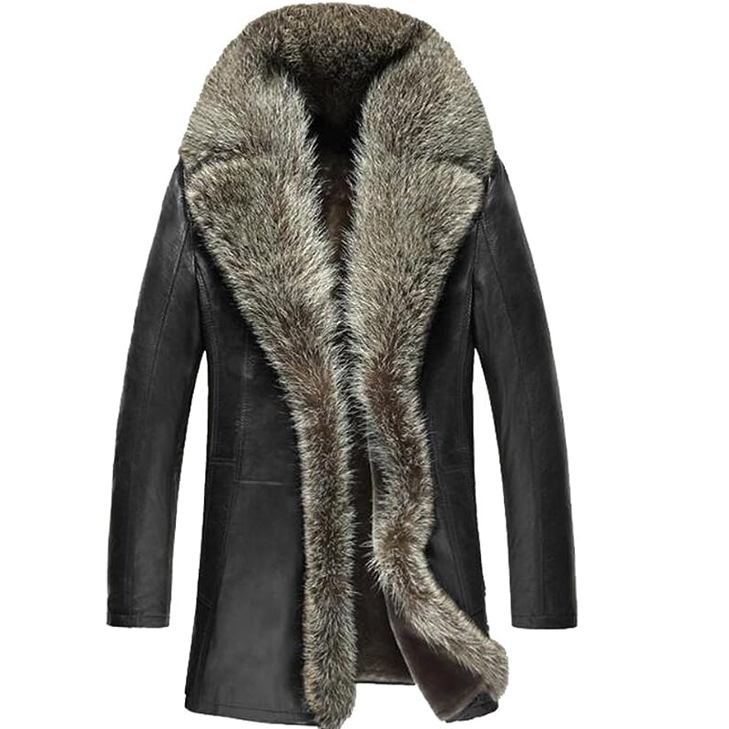Mens Shearling Coat
