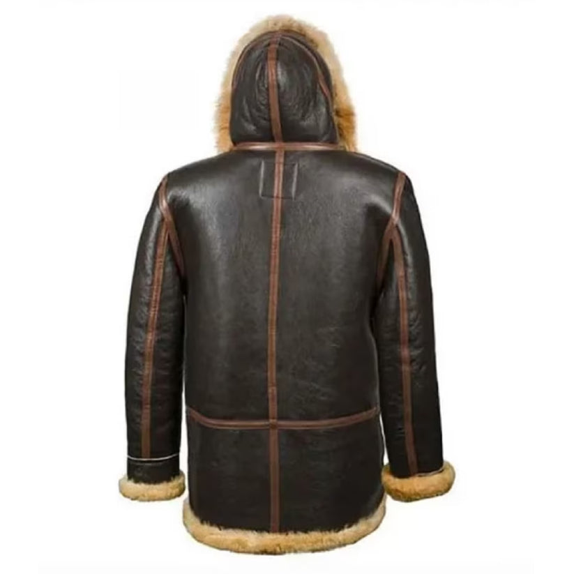 Mens Shearling Fur Coat