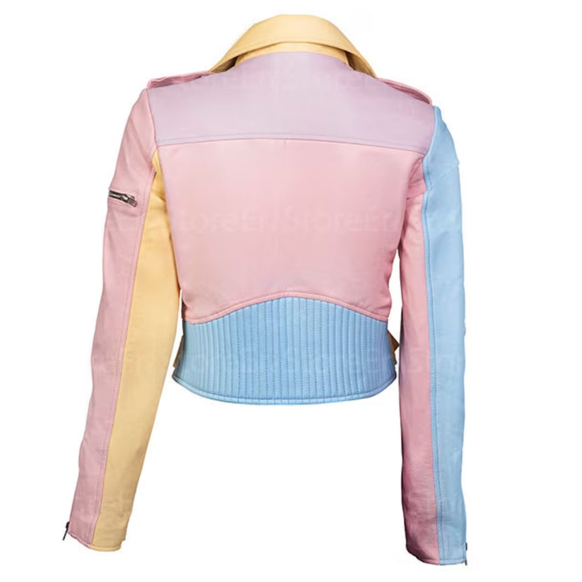 Multicolor Leather Jackets for women