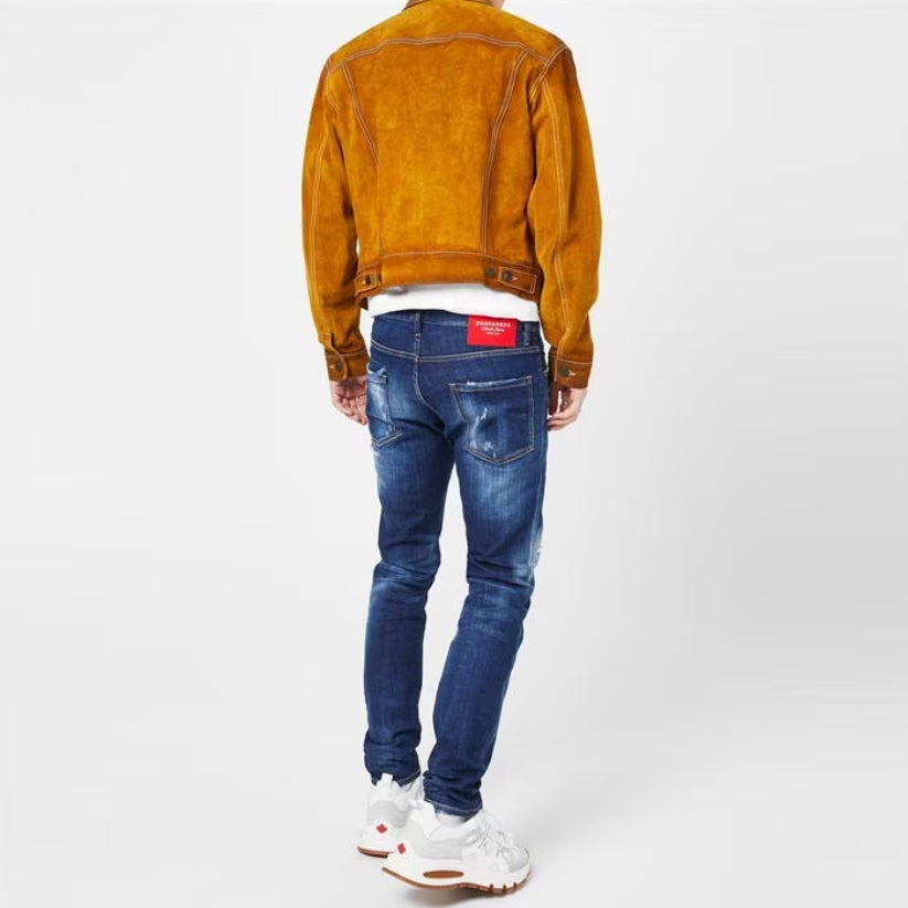 New Suede Style Leather Jacket