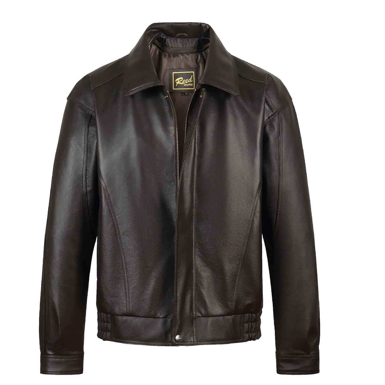 Men's American Style Bomber Genuine Leather Jacket - Imported