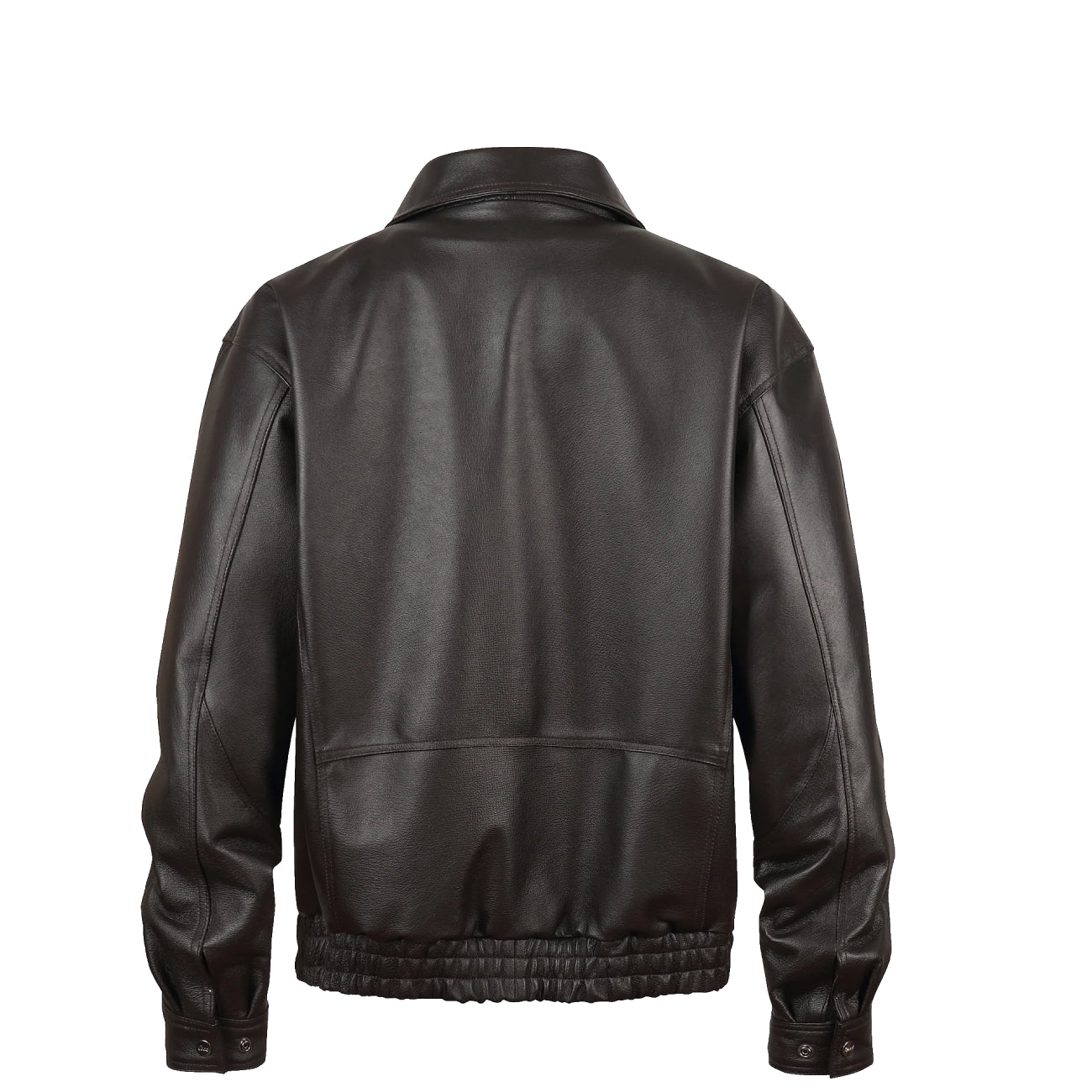 Men's American Style Bomber Genuine Leather Jacket - Imported
