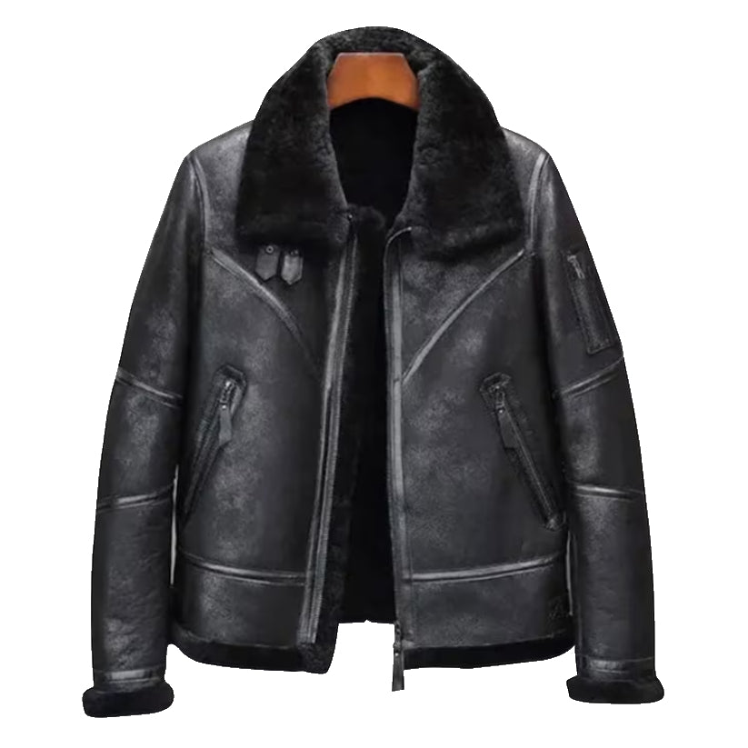 Real Leather B3 Bomber Aviator RAF Jacket