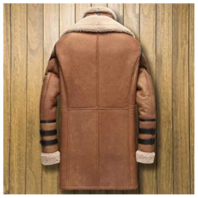 Real Leather Jacket With Shearling Fur