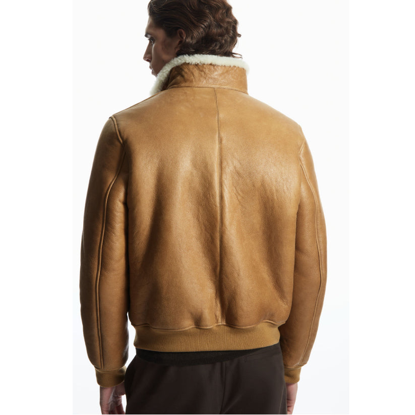 SHEARLING BOMBER JACKET