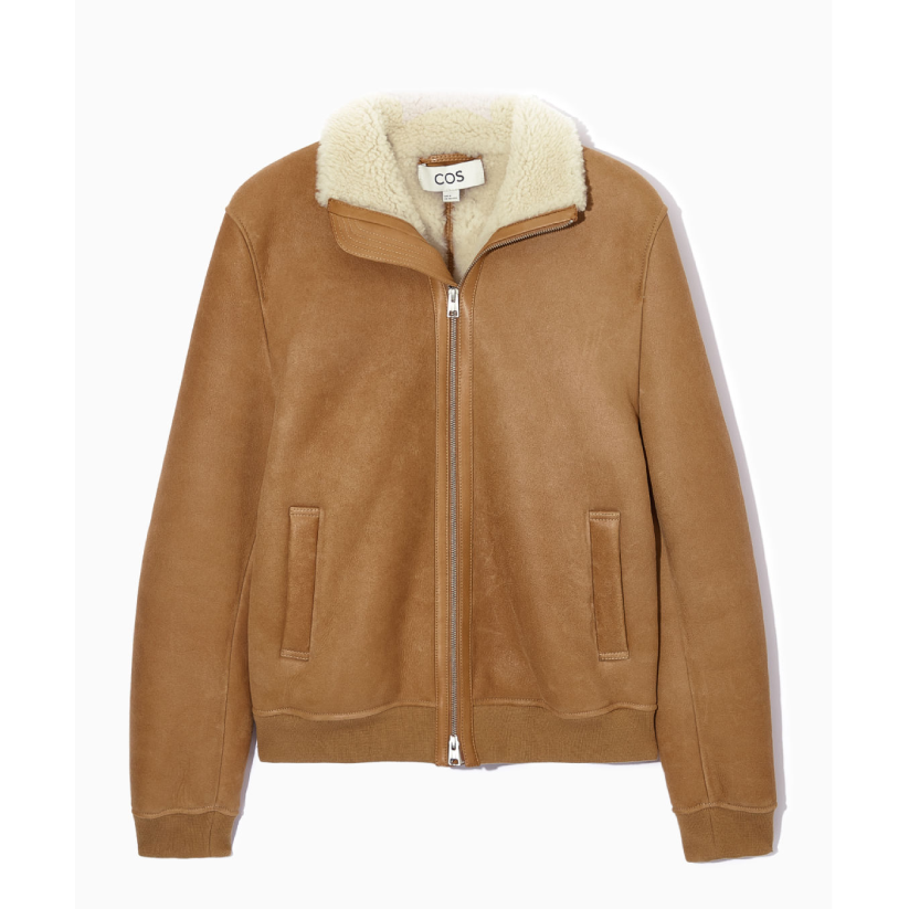 SHEARLING BOMBER JACKET