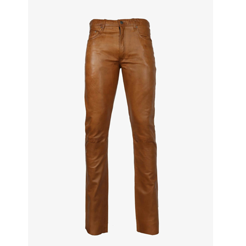 SLIM FIT Leather Pants