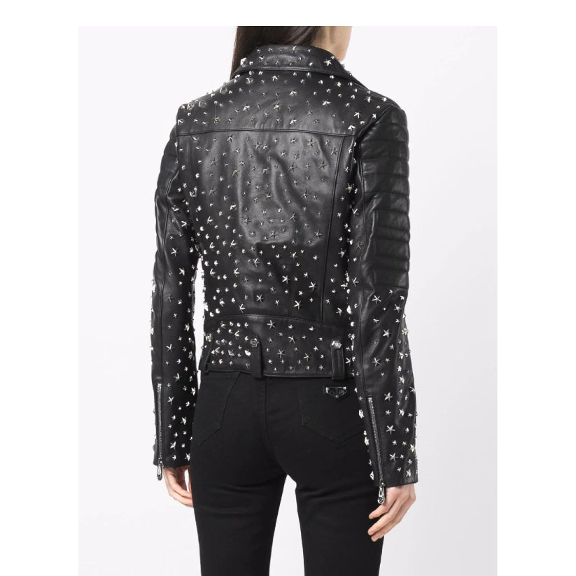 Star Studded Biker Jacket