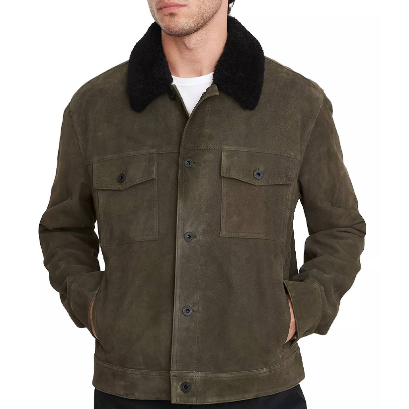 Suede Trucker Jacket