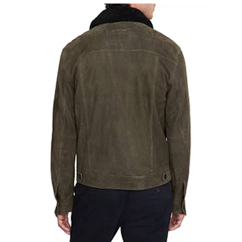 Suede Trucker Jacket
