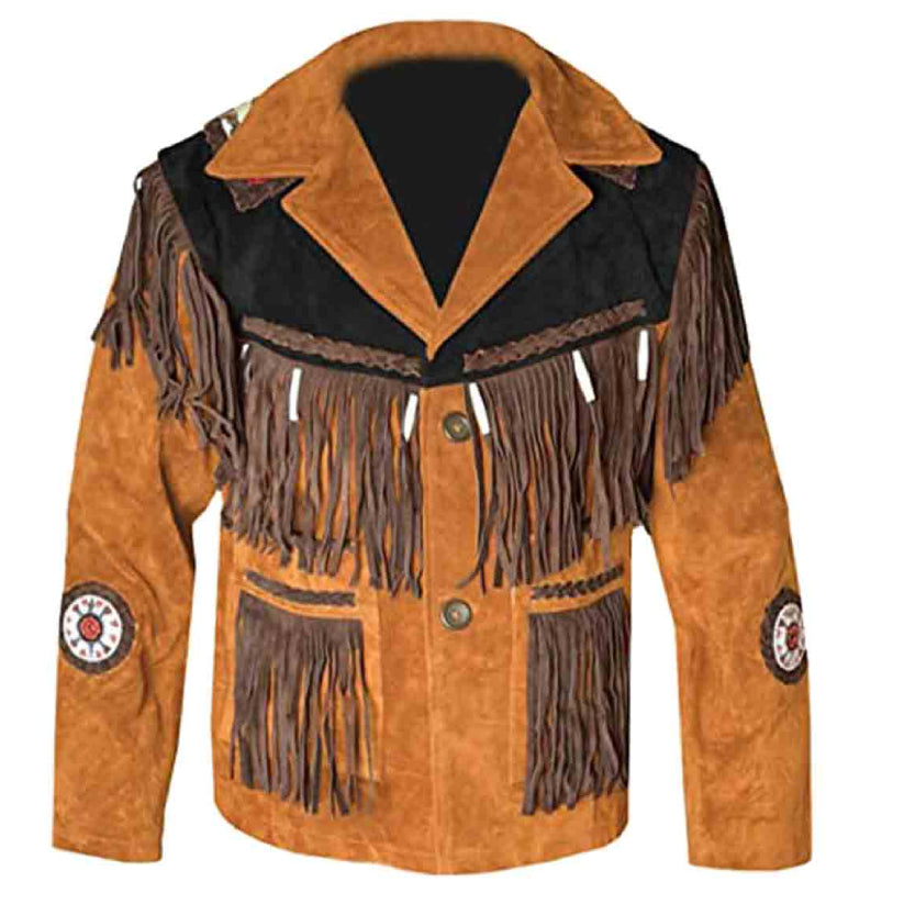 Unique Western Charm Men’s Leather Jacket