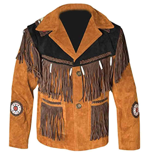 Unique Western Charm Men’s Leather Jacket