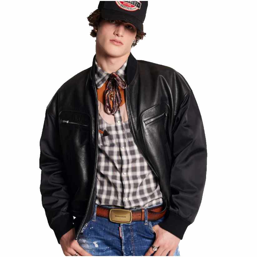 WESTERN AVIATOR LEATHER JACKET