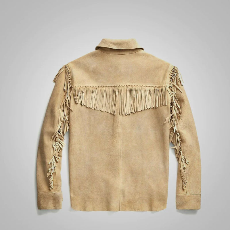 Western Cowboy Leather Jacket for Men's